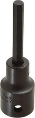 Proto - 1/2" Drive, 1/4" Impact Hex Bit Socket - 1-3/4" Bit Length, 3-1/4" OAL - Apex Tool & Supply