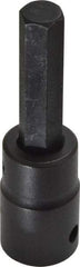 Proto - 1/2" Drive, 7/16" Impact Hex Bit Socket - 1-3/4" Bit Length, 3-1/4" OAL - Apex Tool & Supply