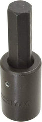 Proto - 1/2" Drive, 17mm Impact Hex Bit Socket - 4" OAL - Apex Tool & Supply