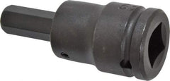 Proto - 3/4" Drive, 5/8" Impact Hex Bit Socket - 1-15/32" Bit Length, 3-27/32" OAL - Apex Tool & Supply