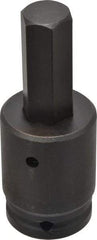 Proto - 3/4" Drive, 7/8" Impact Hex Bit Socket - 2-7/32" Bit Length, 4-3/4" OAL - Apex Tool & Supply