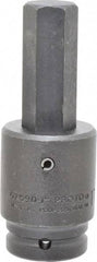 Proto - 3/4" Drive, 1" Impact Hex Bit Socket - 2-33/64" Bit Length, 5-15/64" OAL - Apex Tool & Supply
