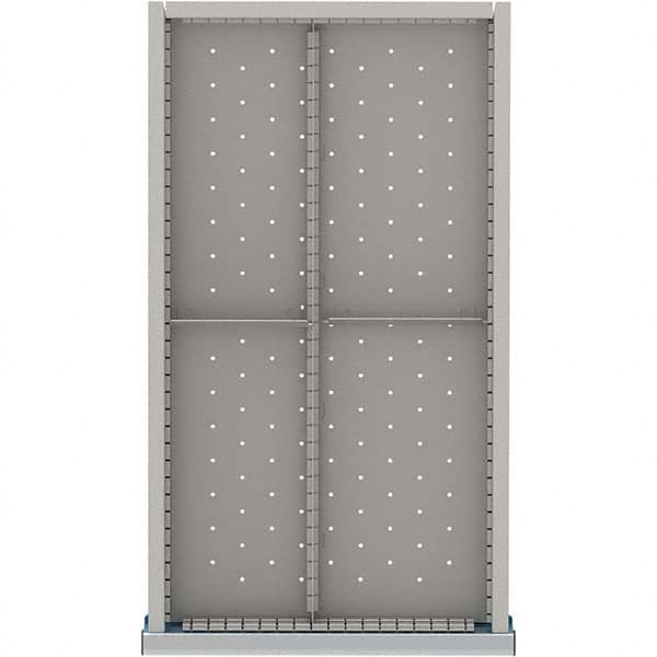 LISTA - 4-Compartment Drawer Divider Layout for 3.15" High Drawers - Apex Tool & Supply