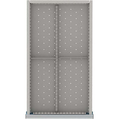 LISTA - 4-Compartment Drawer Divider Layout for 3.15" High Drawers - Apex Tool & Supply