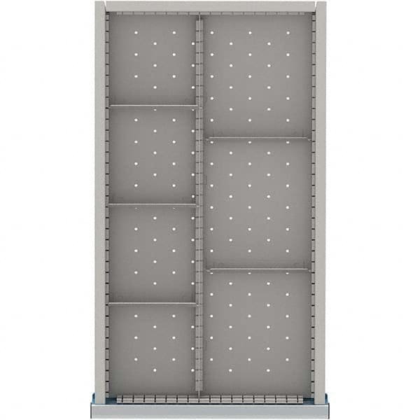 LISTA - 7-Compartment Drawer Divider Layout for 3.15" High Drawers - Apex Tool & Supply