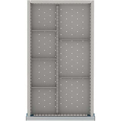 LISTA - 7-Compartment Drawer Divider Layout for 3.15" High Drawers - Apex Tool & Supply