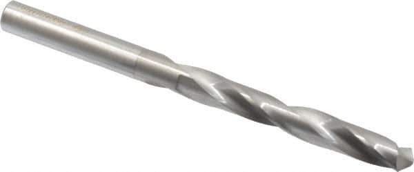 Atrax - Letter G 118° Solid Carbide Jobber Drill - Bright Finish, Right Hand Cut, Spiral Flute, Straight Shank, 3-1/2" OAL, Standard Point - Apex Tool & Supply