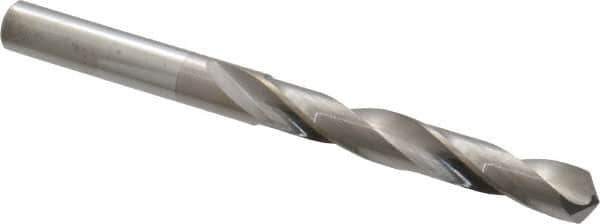 Atrax - Letter Q 118° Solid Carbide Jobber Drill - Bright Finish, Right Hand Cut, Spiral Flute, Straight Shank, 4" OAL, Standard Point - Apex Tool & Supply