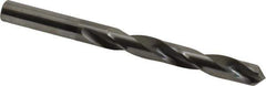 Atrax - Letter T 118° Solid Carbide Jobber Drill - Bright Finish, Right Hand Cut, Spiral Flute, Straight Shank, 4-1/4" OAL, Standard Point - Apex Tool & Supply