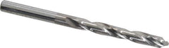 Atrax - #10 118° Solid Carbide Jobber Drill - Bright Finish, Right Hand Cut, Spiral Flute, Straight Shank, 2-3/4" OAL, Standard Point - Apex Tool & Supply