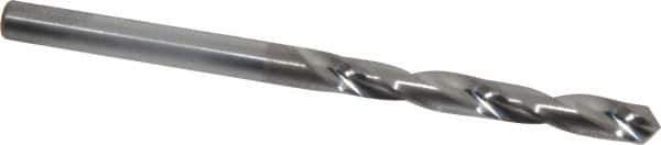Atrax - #23 118° Solid Carbide Jobber Drill - Bright Finish, Right Hand Cut, Spiral Flute, Straight Shank, 2-1/2" OAL, Standard Point - Apex Tool & Supply