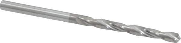 Atrax - #28 118° Solid Carbide Jobber Drill - Bright Finish, Right Hand Cut, Spiral Flute, Straight Shank, 2-1/2" OAL, Standard Point - Apex Tool & Supply