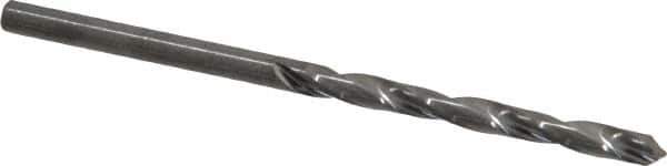 Atrax - #33 118° Solid Carbide Jobber Drill - Bright Finish, Right Hand Cut, Spiral Flute, Straight Shank, 2-1/4" OAL, Standard Point - Apex Tool & Supply