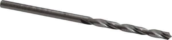 Atrax - #42 118° Solid Carbide Jobber Drill - Bright Finish, Right Hand Cut, Spiral Flute, Straight Shank, 2" OAL, Standard Point - Apex Tool & Supply