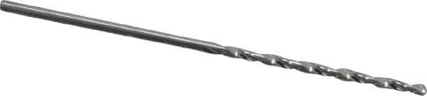 Atrax - #58 118° Solid Carbide Jobber Drill - Bright Finish, Right Hand Cut, Spiral Flute, Straight Shank, 1-1/2" OAL, Standard Point - Apex Tool & Supply