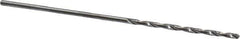 Atrax - #65 118° Solid Carbide Jobber Drill - Bright Finish, Right Hand Cut, Spiral Flute, Straight Shank, 1-3/8" OAL, Standard Point - Apex Tool & Supply
