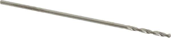 Atrax - #66 118° Solid Carbide Jobber Drill - Bright Finish, Right Hand Cut, Spiral Flute, Straight Shank, 1-1/4" OAL, Standard Point - Apex Tool & Supply
