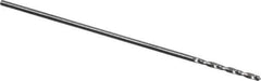 Atrax - #70 118° Solid Carbide Jobber Drill - Bright Finish, Right Hand Cut, Spiral Flute, Straight Shank, 1-1/4" OAL, Standard Point - Apex Tool & Supply
