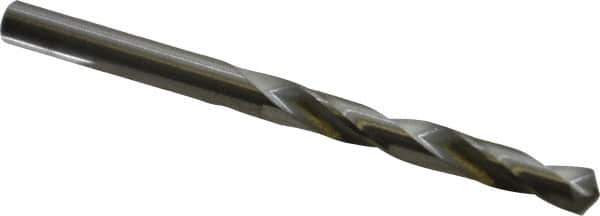 Atrax - 6mm 118° Solid Carbide Jobber Drill - Bright Finish, Right Hand Cut, Spiral Flute, Straight Shank, 3-1/4" OAL, Standard Point - Apex Tool & Supply