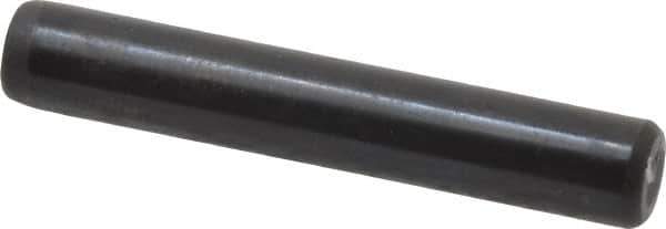 Holo-Krome - 1/4" Diam x 1-1/2" Pin Length 4000 Alloy Steel Oversized Dowel Pin - Black Luster Finish, C 47-58 & C 60 (Surface) Hardness, 1 Beveled & 1 Rounded End - Apex Tool & Supply