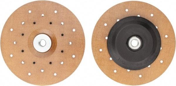 Made in USA - 7" Diam Locking Nut Disc Backing Pad - Soft Density, 10,000 RPM - Apex Tool & Supply