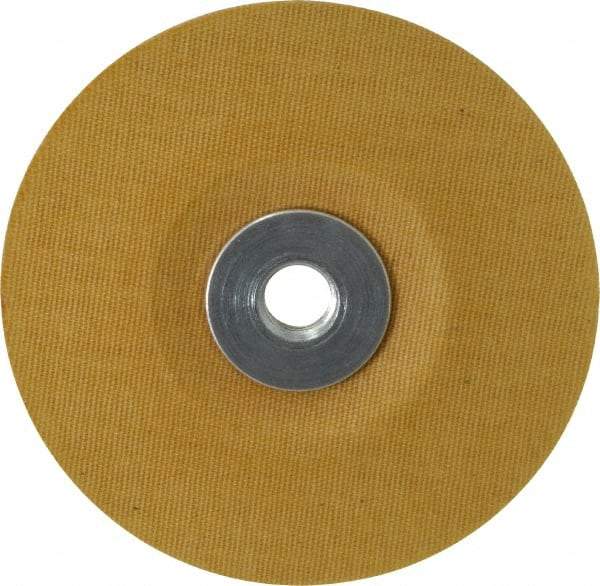 Made in USA - 5" Diam Locking Nut Disc Backing Pad - Soft Density, 20,000 RPM - Apex Tool & Supply