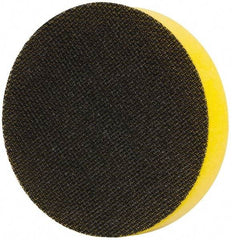 3M - 3" Diam Quick-Change Type R Disc Backing Pad - Soft Density, 6,000 RPM, Roloc Compatible - Apex Tool & Supply