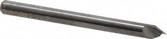 Atrax - 1/8" Head Diam, 1/8" Shank Diam, 1 Flute 60° Solid Carbide Countersink - Apex Tool & Supply
