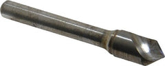 Atrax - 3/8" Head Diam, 1/4" Shank Diam, 1 Flute 82° Solid Carbide Countersink - Apex Tool & Supply