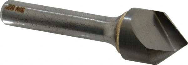 Atrax - 3/4" Head Diam, 3/8" Shank Diam, 1 Flute 82° Solid Carbide Countersink - Apex Tool & Supply