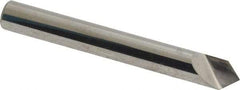 Atrax - 1/4" Head Diam, 1/4" Shank Diam, 1 Flute 90° Solid Carbide Countersink - Bright Finish, 2" OAL, Single End, Straight Shank, Right Hand Cut - Apex Tool & Supply