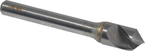 Atrax - 3/8" Head Diam, 1/4" Shank Diam, 1 Flute 90° Solid Carbide Countersink - Apex Tool & Supply