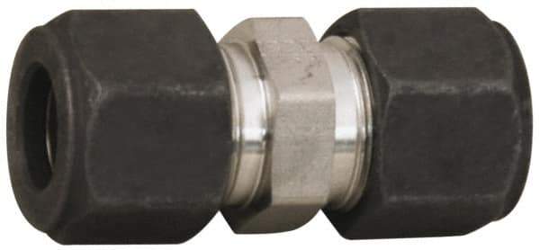 Parker - 5/8" OD, Stainless Steel Union - 15/16" Hex, Comp x Comp Ends - Apex Tool & Supply