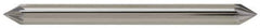 M.A. Ford - 1" Cut Diam, 1/4" Shank Diam, Cone Head Single Cut Burr - Carbide, Point End, 13/16" LOC, 2-31/32" OAL - Apex Tool & Supply