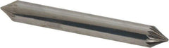Atrax - 1/4" Cut Diam, 1/4" Shank Diam, Taper Head Single Cut Burr - Carbide, Radius End, 3/16" LOC, 2" OAL - Apex Tool & Supply