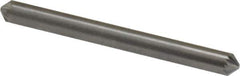 Atrax - 3/16" Cut Diam, 3/16" Shank Diam, Cone Head Single Cut Burr - Carbide, Point End, 1/8" LOC, 2" OAL - Apex Tool & Supply