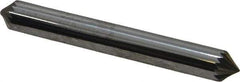 Atrax - 1/4" Cut Diam, 1/4" Shank Diam, Cone Head Single Cut Burr - Carbide, Point End, 1/8" LOC, 2" OAL - Apex Tool & Supply