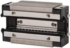 THK - 56.6mm L x 34mm W x 23.3mm H, 26mm Transverse Hole Spcg, 26mm Lateral Hole Spcg, 4 Way HSR Block - 9.5mm Overhang, 8.33 Kn Dynamic Capacity, M4x5 Hole, 13.5 kn Static Load Rating, 28" High Assembly - Apex Tool & Supply