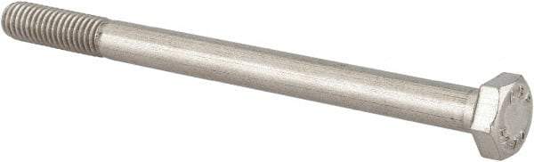 Value Collection - M6x1.00mm Metric Coarse, 80mm Length Under Head Hex Head Cap Screw - Partially Threaded, Grade 18-8 Stainless Steel, Uncoated, 10mm Hex - Apex Tool & Supply
