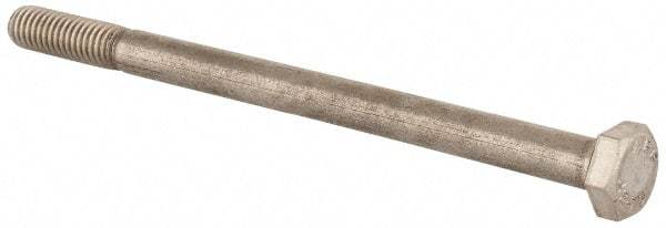 Value Collection - M6x1.00mm Metric Coarse, 90mm Length Under Head Hex Head Cap Screw - Partially Threaded, Grade 18-8 Stainless Steel, Uncoated, 10mm Hex - Apex Tool & Supply