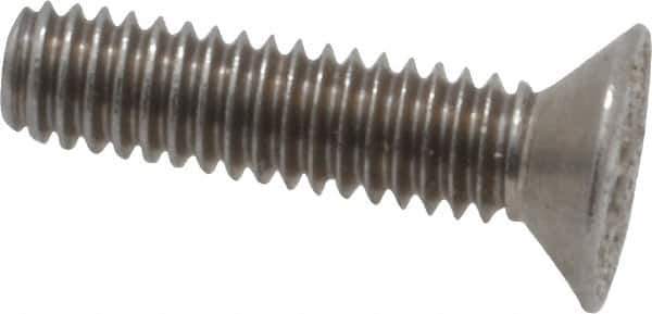 Value Collection - M2.5x0.45 Metric Coarse, 10mm OAL Phillips Drive Machine Screw - Flat Head, Grade 18-8 & A2 Stainless Steel, Uncoated, Without Washer - Apex Tool & Supply