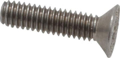 Value Collection - M2.5x0.45 Metric Coarse, 10mm OAL Phillips Drive Machine Screw - Flat Head, Grade 18-8 & A2 Stainless Steel, Uncoated, Without Washer - Apex Tool & Supply