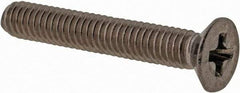 Value Collection - M3x0.50 Metric Coarse, 14mm OAL Phillips Drive Machine Screw - Flat Head, Grade 18-8 & A2 Stainless Steel, Uncoated, Without Washer - Apex Tool & Supply