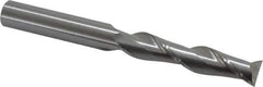 Atrax - 5/8", 3" LOC, 5/8" Shank Diam, 6" OAL, 2 Flute, Solid Carbide Square End Mill - Single End, Uncoated, Spiral Flute, 30° Helix, Centercutting, Right Hand Cut - Apex Tool & Supply