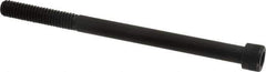 Made in USA - 5/16-18 UNC Hex Socket Drive, Socket Cap Screw - Alloy Steel, Black Oxide Finish, Partially Threaded, 4-1/2" Length Under Head - Apex Tool & Supply