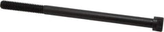 Made in USA - 5/16-18 UNC Hex Socket Drive, Socket Cap Screw - Alloy Steel, Black Oxide Finish, Partially Threaded, 5" Length Under Head - Apex Tool & Supply