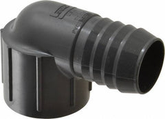 Value Collection - 1-1/2" Barb, 1-1/2 FIPT, Multiple Barbed Tube Elbow - PVC, Female - Apex Tool & Supply