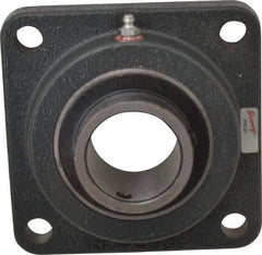 Browning - 1-15/16" ID, 5-5/8" OAL x 5-5/8" OAH 4-Bolt Flange - 5,216 Lb Static Cap, 7,889 Lb Dyn Cap, 4-3/8" Btw Mnt Hole Ctrs, Cast Iron - Apex Tool & Supply