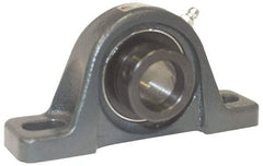 Browning - 1-1/4" ID, 6-3/16" OAL x 3-5/32" OAH Pillow Block - 2,567 Lb Static Cap, 4,381 Lb Dyn Cap, 4-5/8" Btw Mnt Hole Ctrs, 1-9/16" Base-to-Ctr Ht, Cast Iron - Apex Tool & Supply