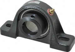 Browning - 1-7/16" ID, 6-3/4" OAL x 3-5/8" OAH Pillow Block - 3,493 Lb Static Cap, 5,782 Lb Dyn Cap, 5" Btw Mnt Hole Ctrs, 1-13/16" Base-to-Ctr Ht, Cast Iron - Apex Tool & Supply